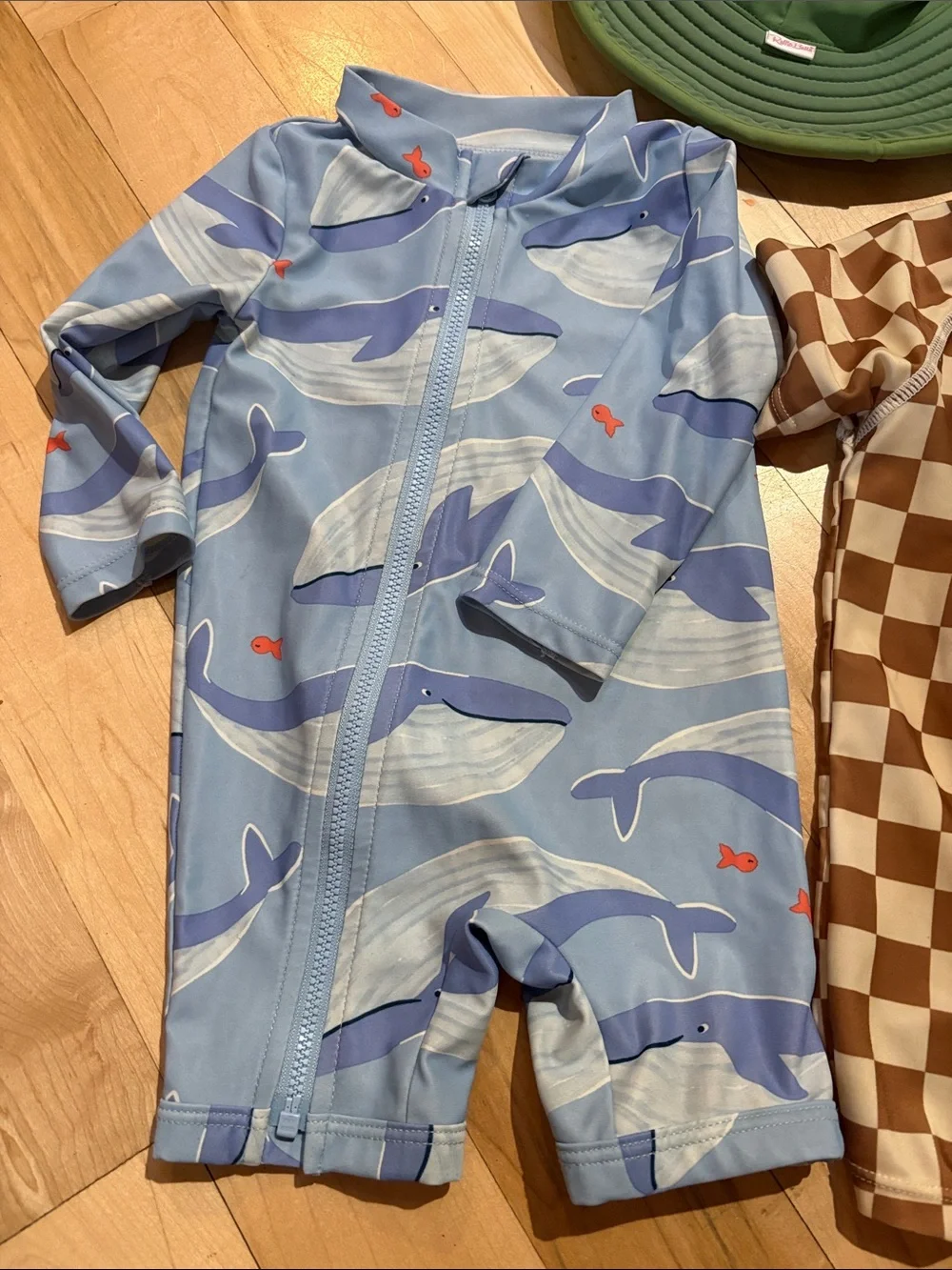 6-12 months swim set with hat
